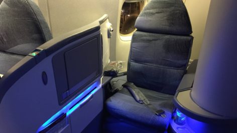 Classe Executiva da Air Canada no B777-200LR