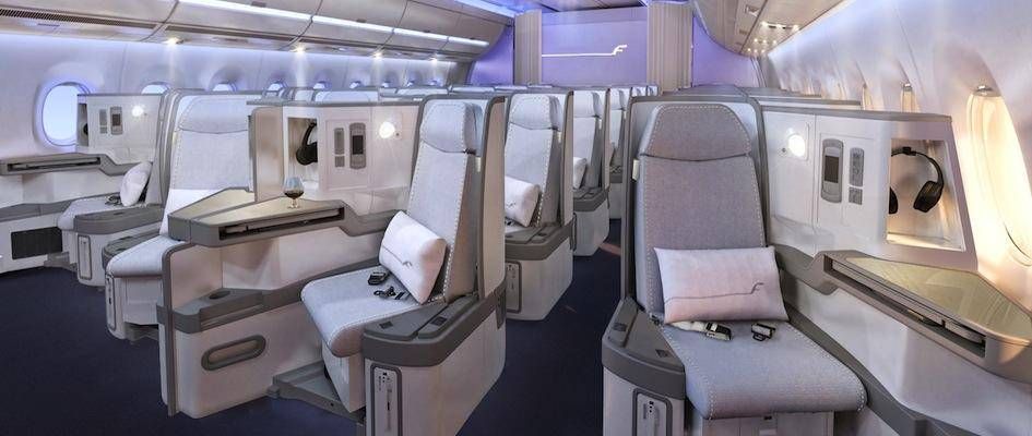 Finnair A350 XWB Business class cabin