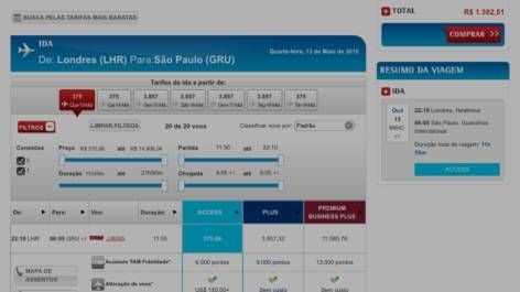 TAM vende passagens da Europa para o Brasil por R$375,00