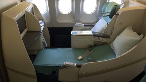 Primeira Classe da Korean Air no A330