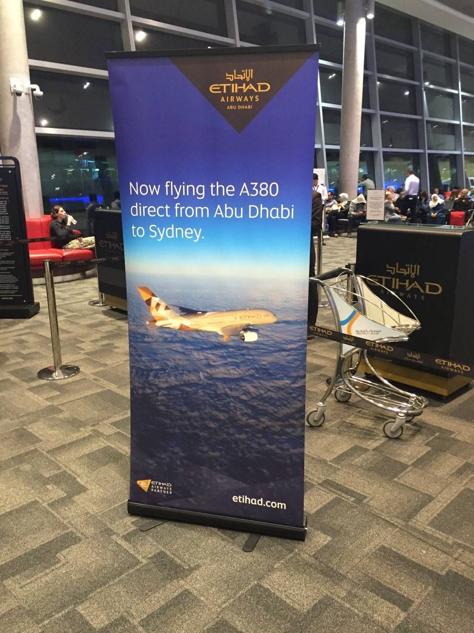 Etihad First Class Apartment Inaugural - AUH-SYD-019