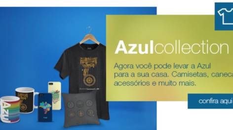 Azul passa a vender itens personalizados da marca pelo site