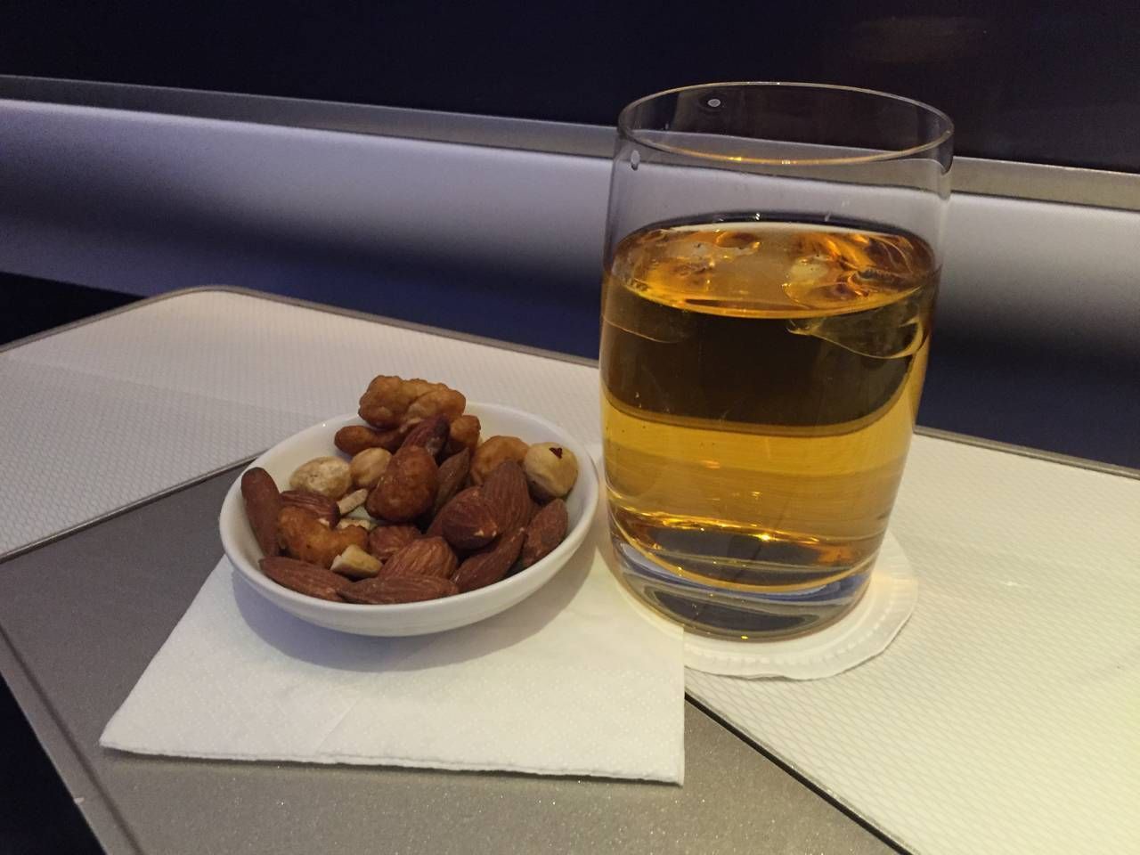 Primeira Classe da British Airways First Class B747-039