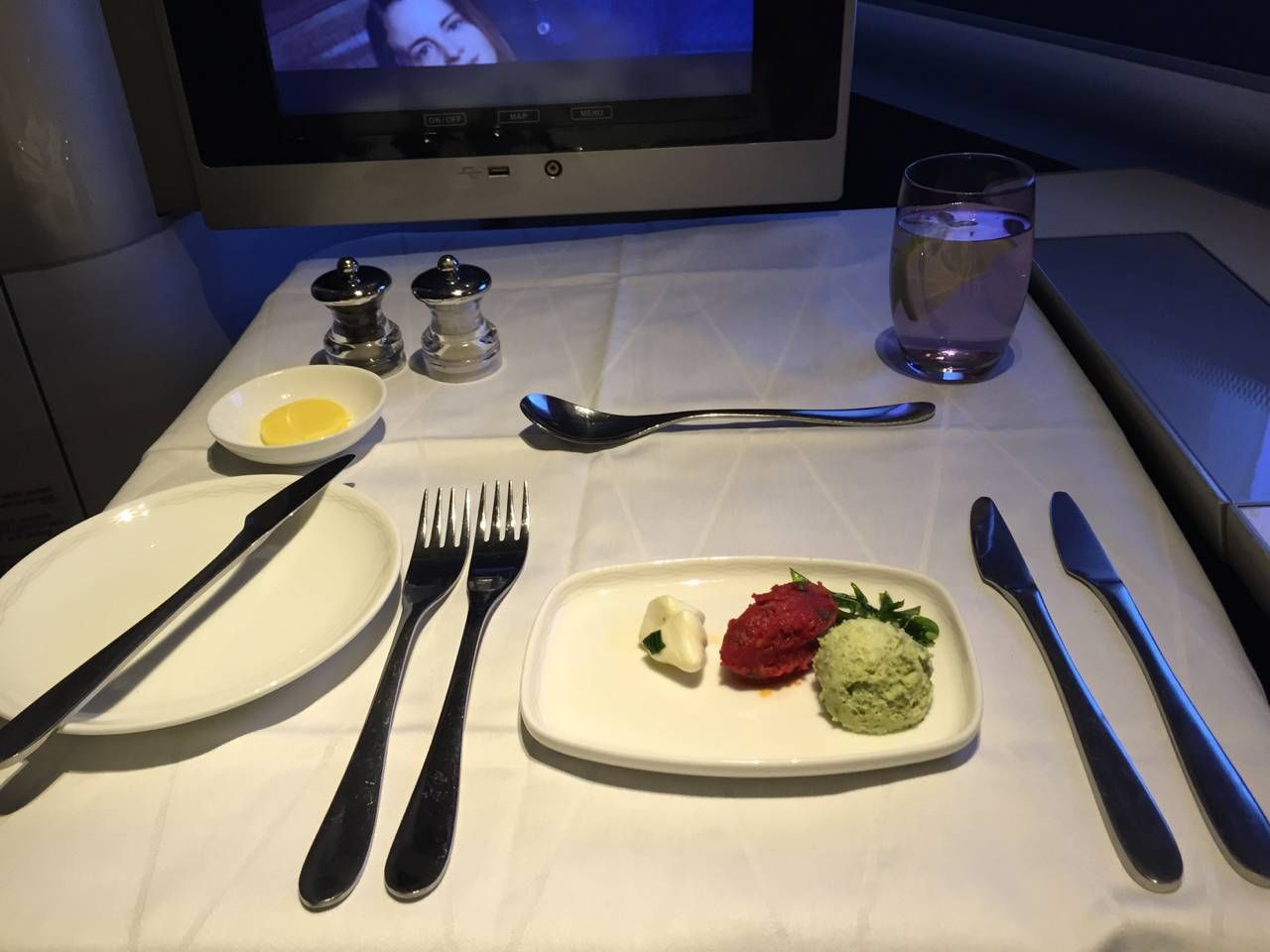 Primeira Classe da British Airways First Class B747-040