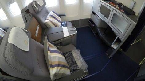 Classe Executiva da Lufthansa no B747-8 - Frankfurt para São Paulo