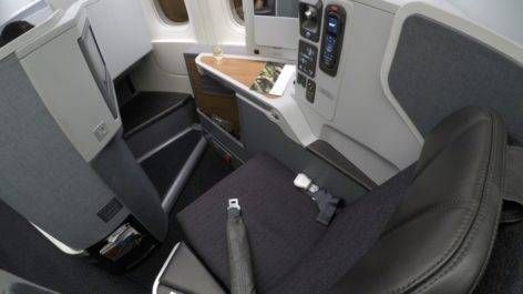 Classe Executiva da American Airlines no B77W - Dallas para São Paulo