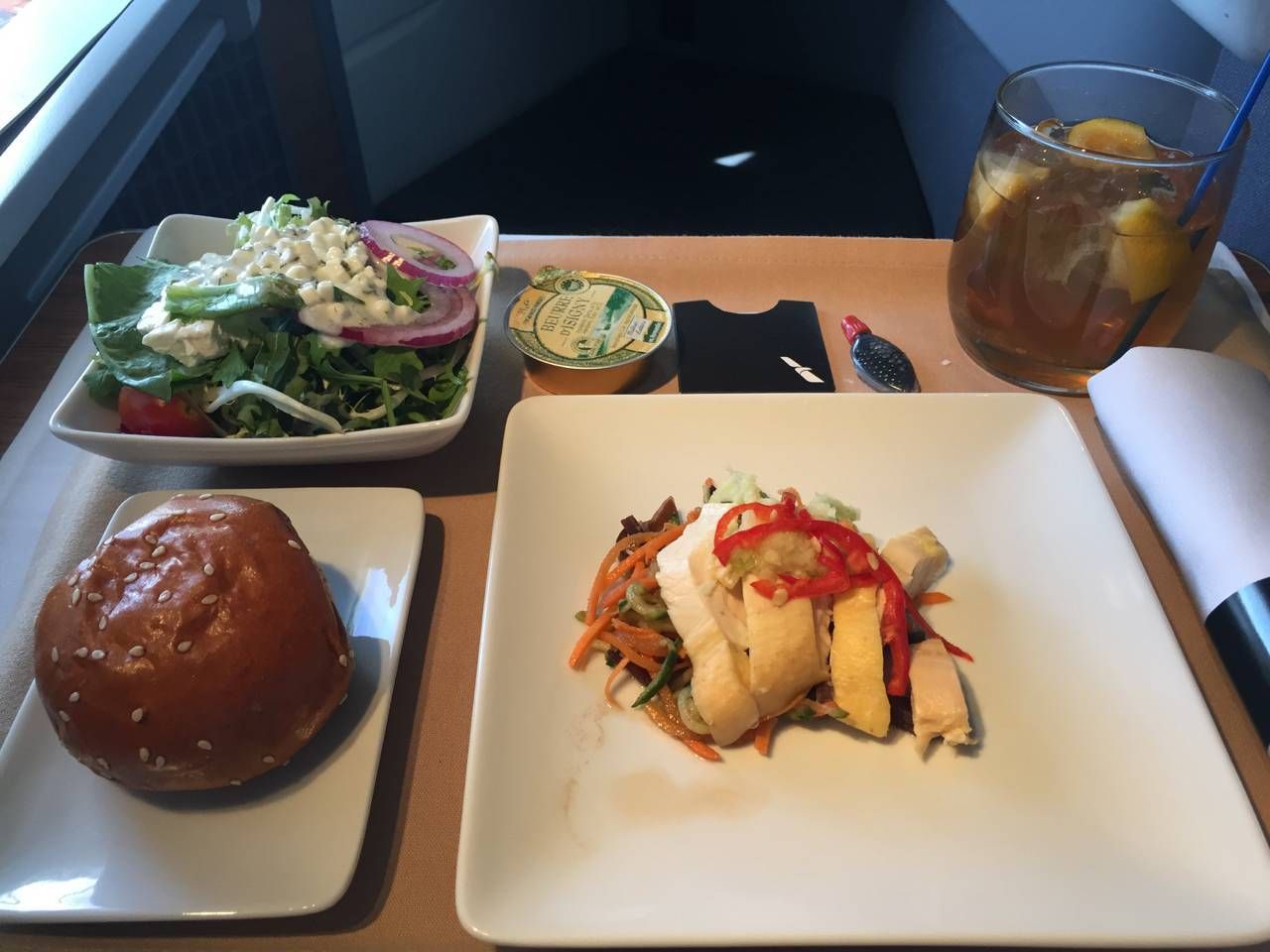 AA Hong Kong Dallas Business Class- - 16