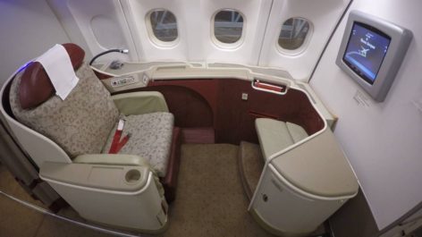 Primeira Classe da TAM no A330 - São Paulo para Nova York