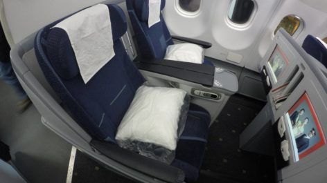 Classe Executiva da TAP no A330 - Lisboa para São Paulo