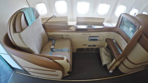 Classe Executiva da Oman Air no A330 - Muscat para Bangkok