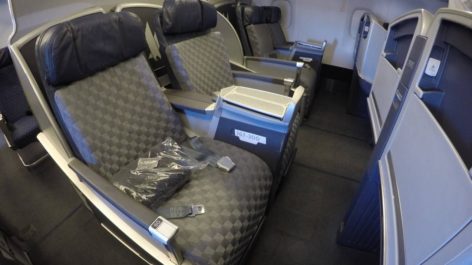 Classe Executiva da American Airlines no B767 - Dallas para Los Angeles