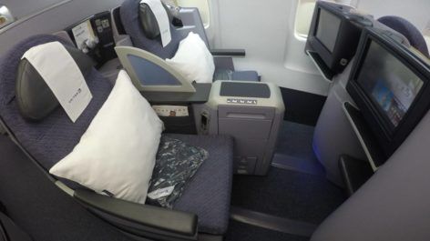 Classe Executiva da United no B757 - Los Angeles para Nova York - PS Service