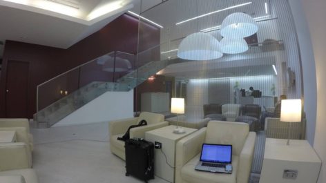 Sala VIP Alitalia - Aeroporto de Roma (FCO)