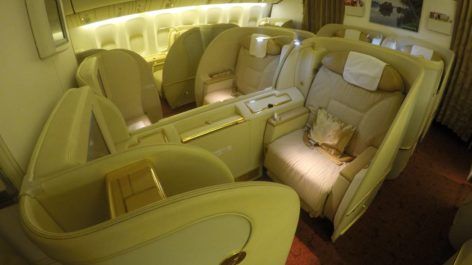 Primeira Classe da Air India no B777-200LR - Nova Delhi (DEL) para São Francisco (SFO)