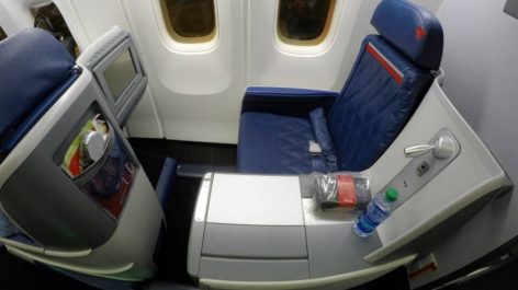 Classe Executiva da Delta no B767-300ER - Orlando para São Paulo