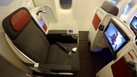 Classe Executiva da Austrian no B777 - Frankfurt para Vienna
