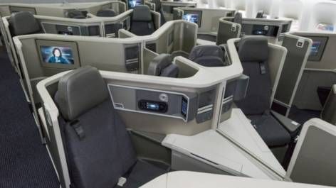 Sorteio de um upgrade p/ viajar na classe executiva da American Airlines