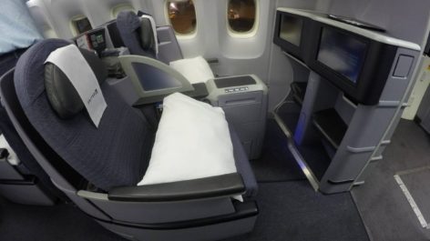 Classe Executiva da United no B767-400ER - São Paulo para Washington
