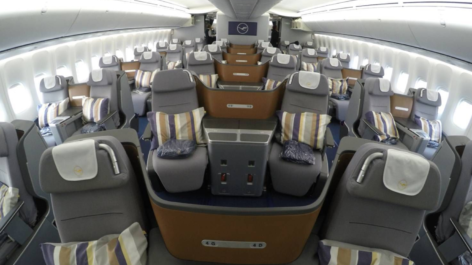 Classe Executiva da Lufthansa no B747-8i - São Paulo p/ Frankfurt