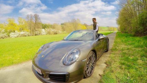 Lufthansa Porsche First Class Excitement - Aluguel cortesia de um Porsche p/ passageiros da Primeira Classe