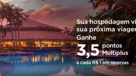 Ganhe pontos Multiplus com a nova plataforma de reserva em parceria com Hoteis.com