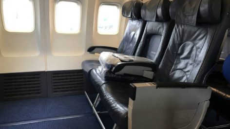 Classe Executiva da Ukraine Airlines no B737 - Minsk p/ Kiev