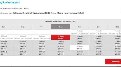 URGENTE: Passagens do Rio de Janeiro para Miami por 19.000 pontos Multiplus o trecho em econômica (18.000 para Black)