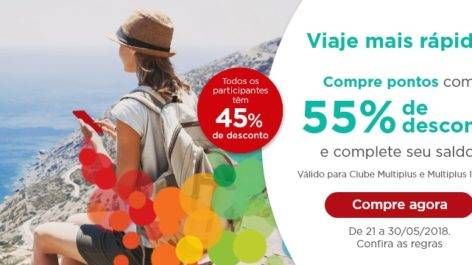 Multiplus oferece até 55% de desconto na compra de pontos