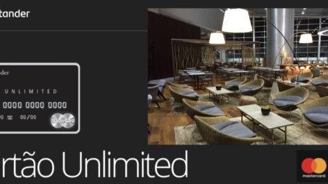 Cartão de crédito Mastercard Black Unlimited do Santander vai deixar de oferecer acesso ilimitado para convidados através do Lounge Key