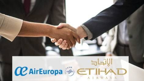 Air Europa e Etihad Airways anunciam parceria dos seus programas de fidelidade