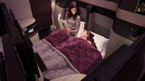 Viaje na Qsuite da Qatar Airways por 20.000 pontos (o trecho) - Exclusivo Santander Esfera