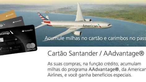 Clientes Santander Van Gogh e Select tem 50% de desconto na anuidade do cartão de crédito AAdvantage