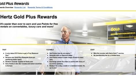Como pedir Status Match na Hertz usando sua categoria Executive Elite da National