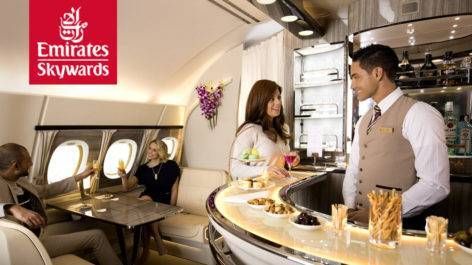 Emirates Skywards oferece até o dobro de Milhas de Categoria em voos Emirates ou Flydubai