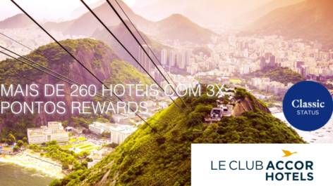 Le Club oferece o triplo de pontos em hospedagens no Brasil (Feriado de Novembro)