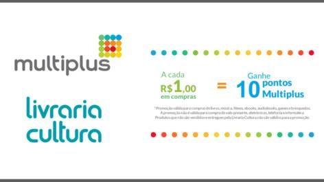 Multiplus oferece 10 pontos por Real na Livraria Cultura