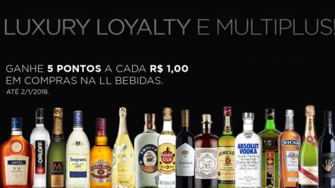 Multiplus oferece 5 pontos por real gasto no LL Bebidas