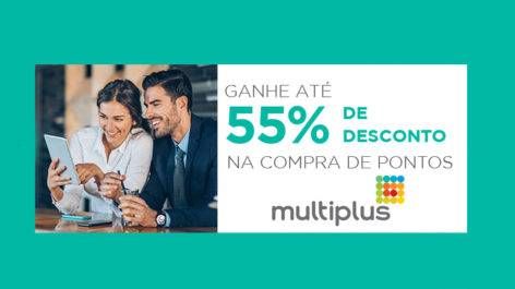 Último dia! Multiplus oferece até 55% de desconto na compra de pontos