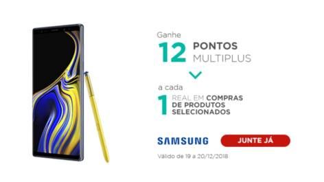 Multiplus: 12 pontos por real em produtos selecionados na Samsung