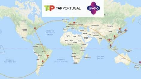 TAP Miles&GO e Livelo - Faça uma volta ao mundo voando em classe executiva a partir de R$6.560,00
