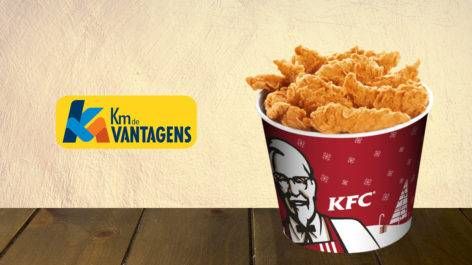 Troque seus KM de Vantagens por 20% de desconto nas lojas do KFC do Brasil