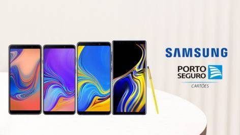 Portadores do cartão Porto Seguro têm descontos exclusivos em produtos Samsung