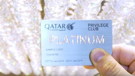 Qatar anuncia categoria Platinum mais especial, mas novidade mesmo é o peso do cartão