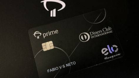 Kit de Boas Vindas do cartão de crédito Bradesco Prime Elo Nanquim Diners Club