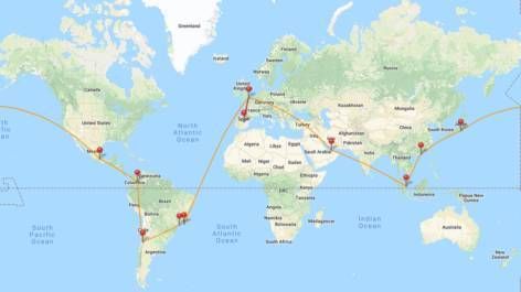 Daqui a pouco! Live às 20h sobre Volta ao Mundo