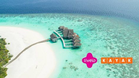 Livelo oferece 10 pontos por dólar gasto em reservas de hotéis no KAYAK, seu novo parceiro
