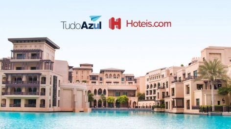 TudoAzul oferece 5 pontos por real gasto em reservas na Hoteis.com