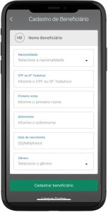 Azul fidelidade cadastrar beneficiários