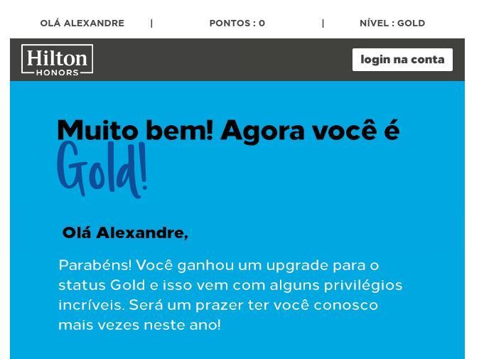 STATUS GRATUITO HILTON HONORS