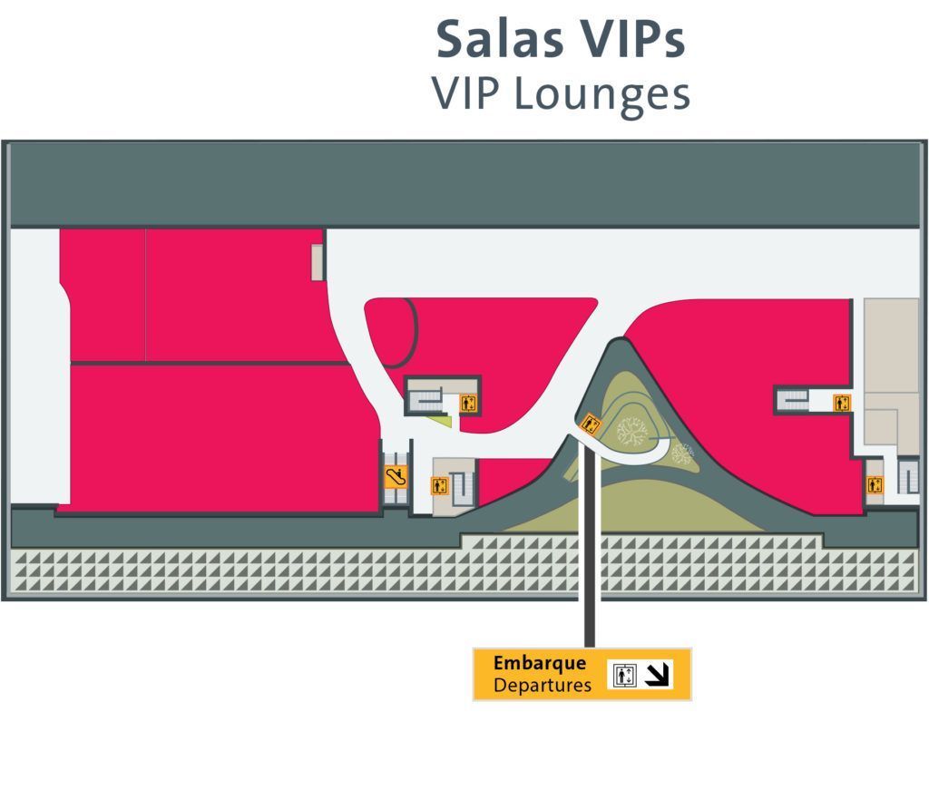 Mapa Aeroporto de Guarulhos Salas VIP